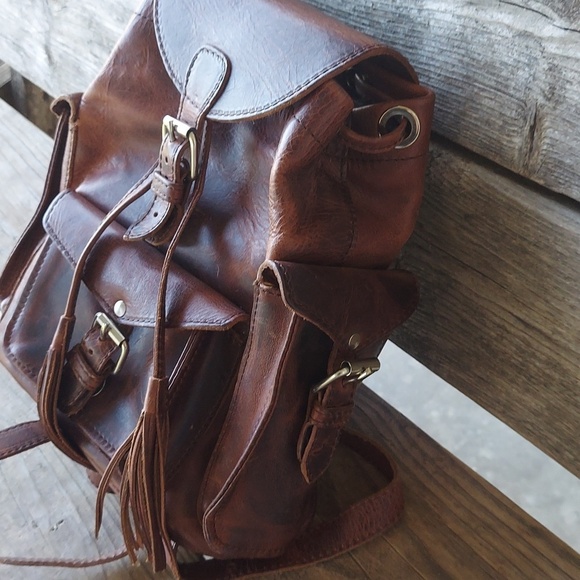 Freebird By Steven Leather Cognat Backpack main image 7